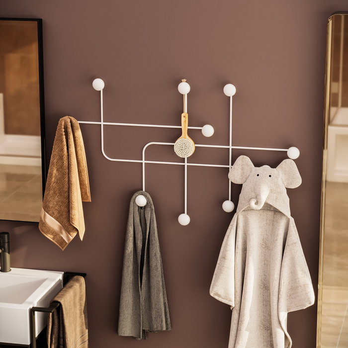 Wallity Samara-B Gancho de pared metálico Blanco